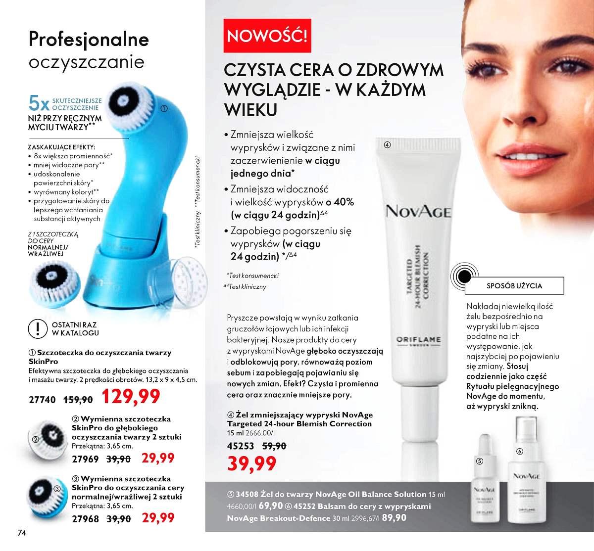 Gazetka promocyjna Oriflame str. 74