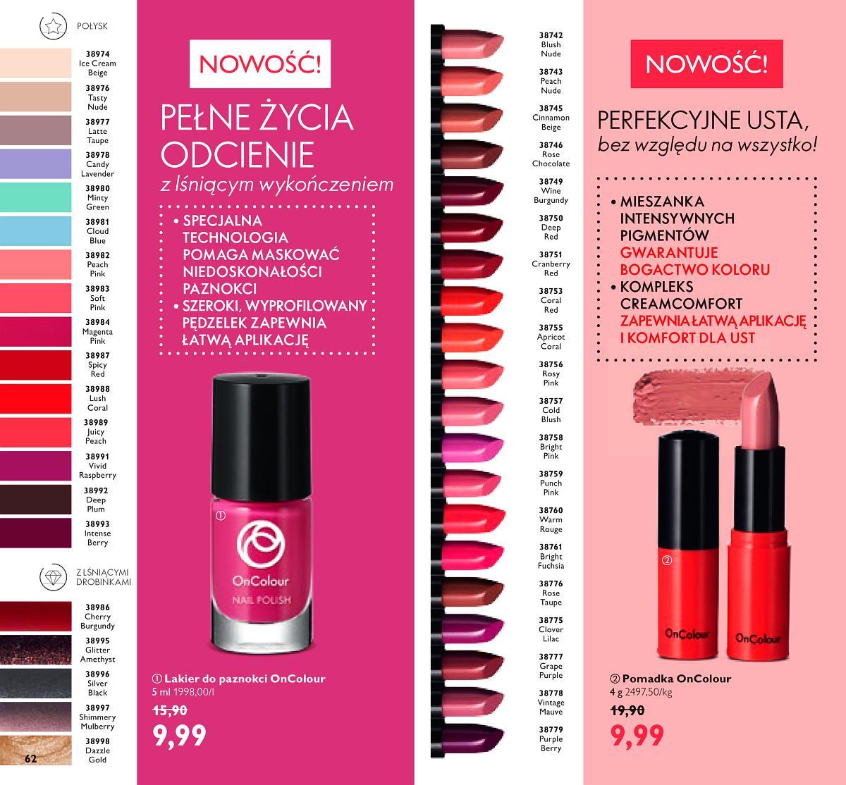 Gazetka promocyjna Oriflame str. 62