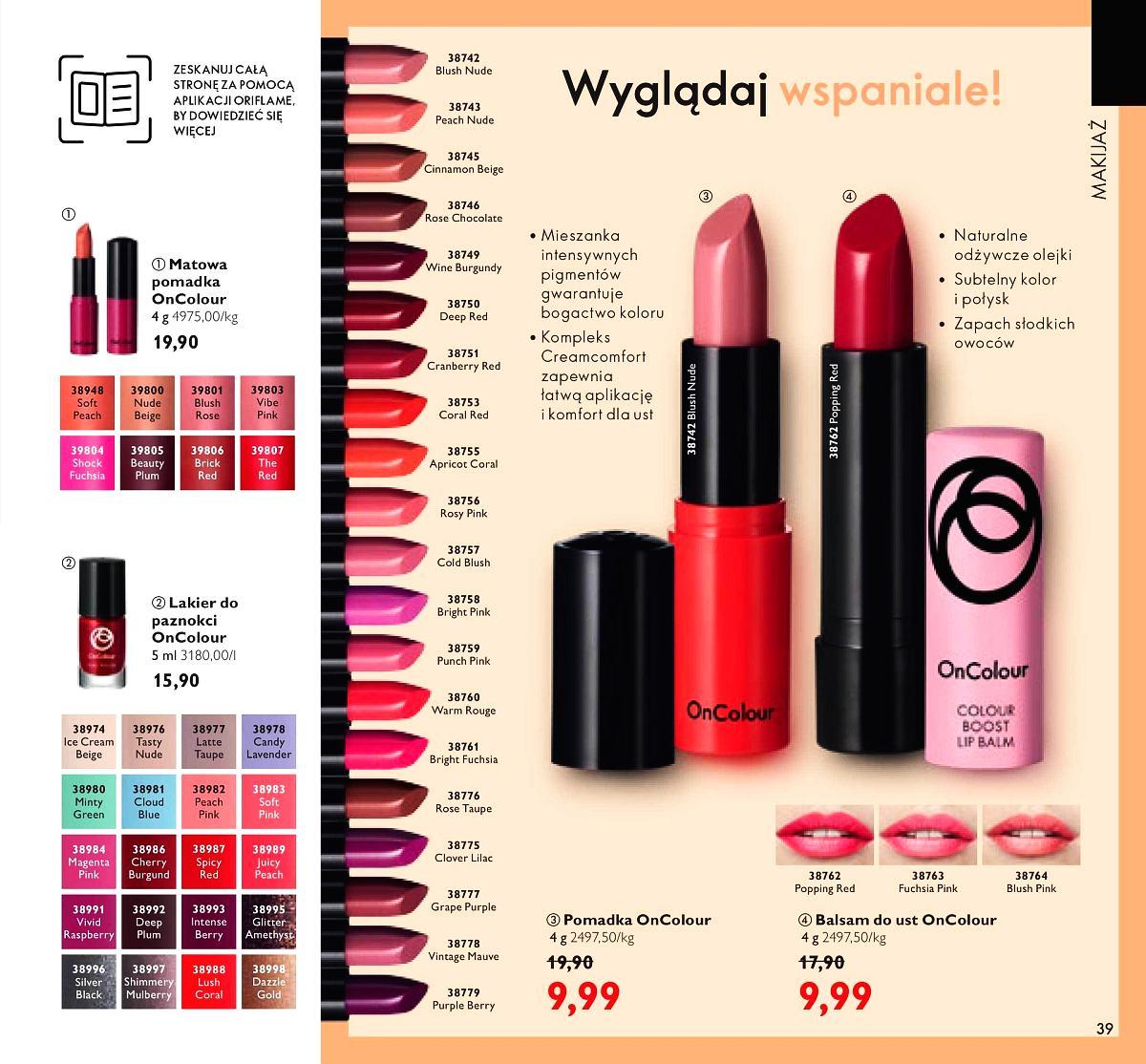 Gazetka promocyjna Oriflame str. 39
