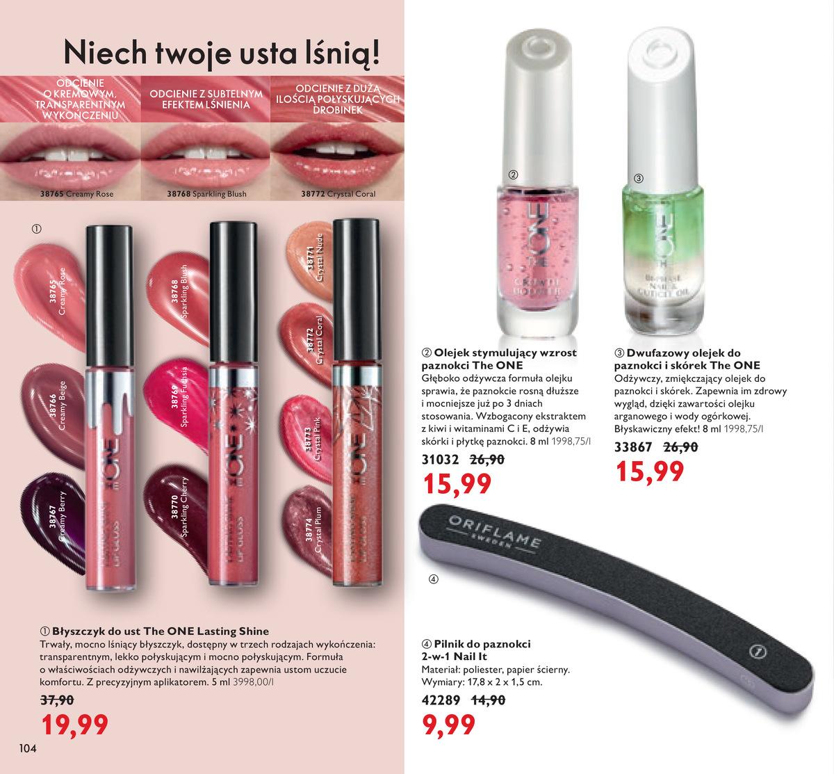 Gazetka promocyjna Oriflame str. 104
