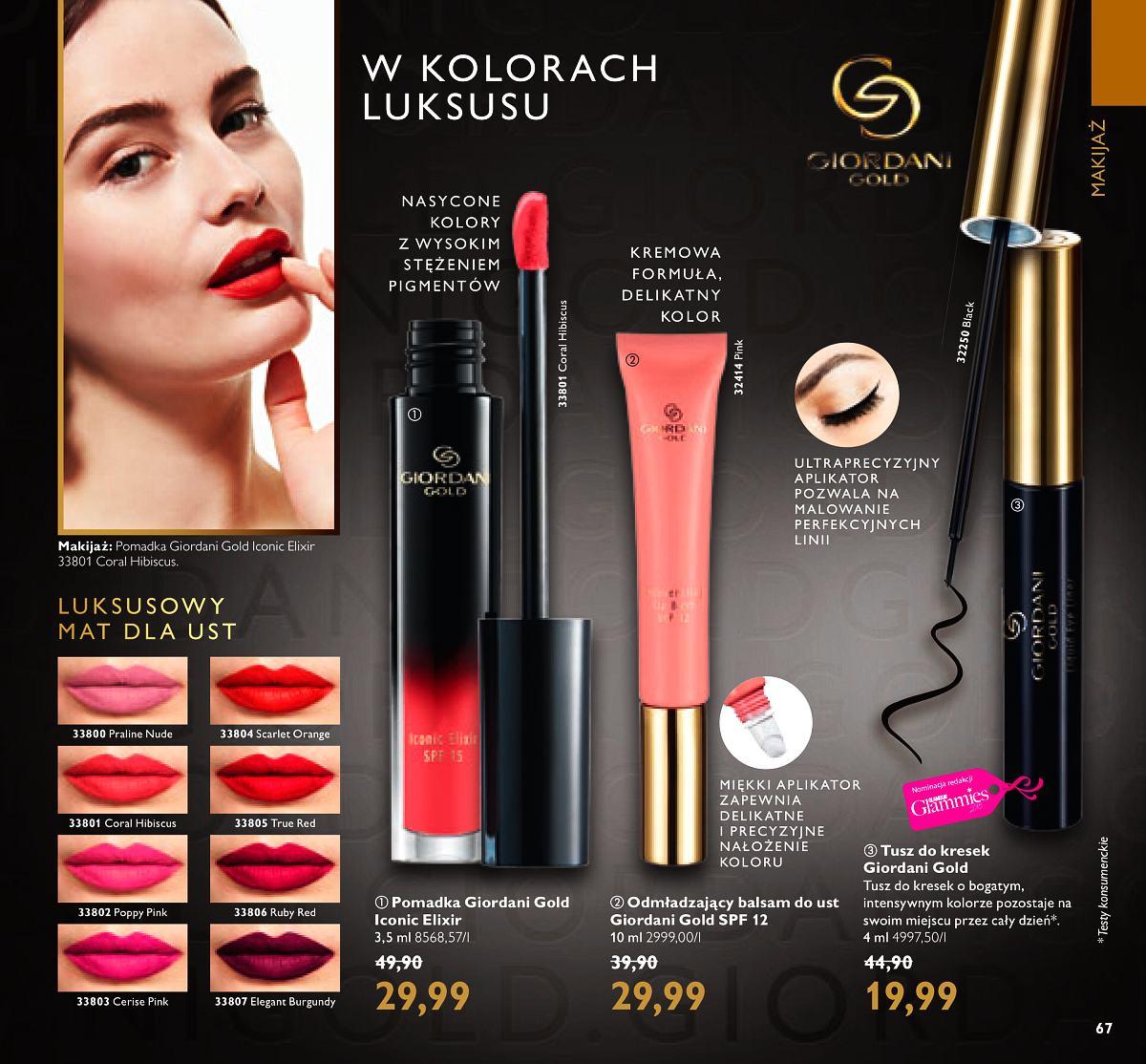 Gazetka promocyjna Oriflame str. 67