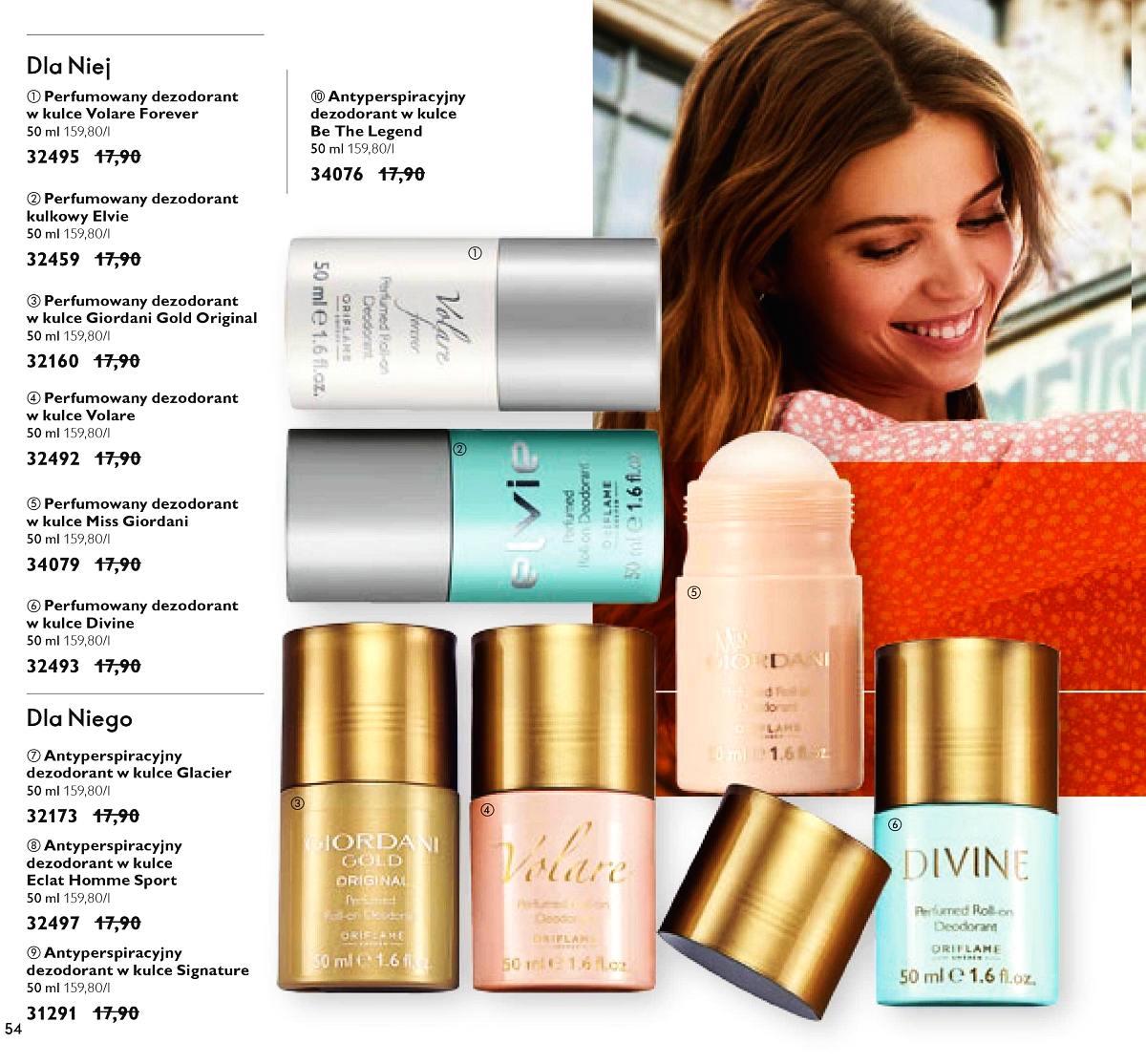 Gazetka promocyjna Oriflame str. 54