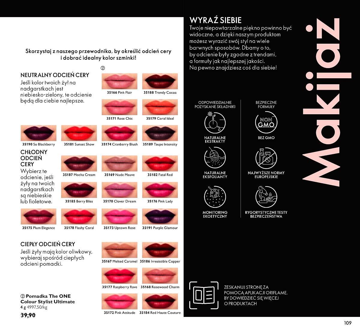 Gazetka promocyjna Oriflame str. 109