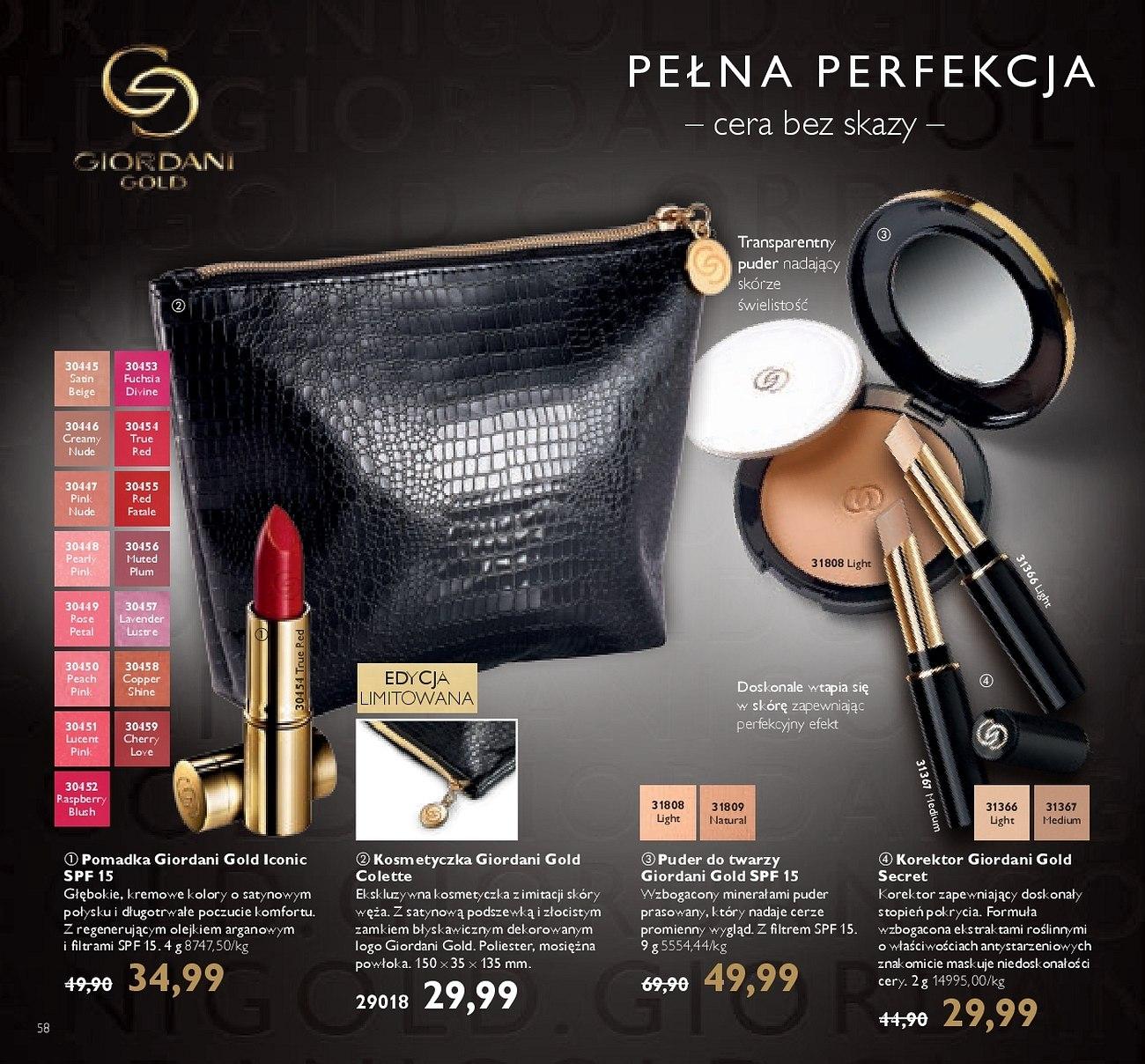 Gazetka promocyjna Oriflame str. 58