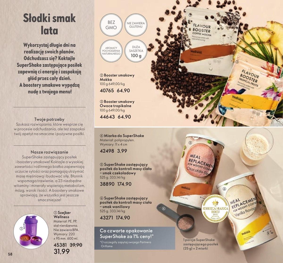 Gazetka promocyjna Oriflame str. 58