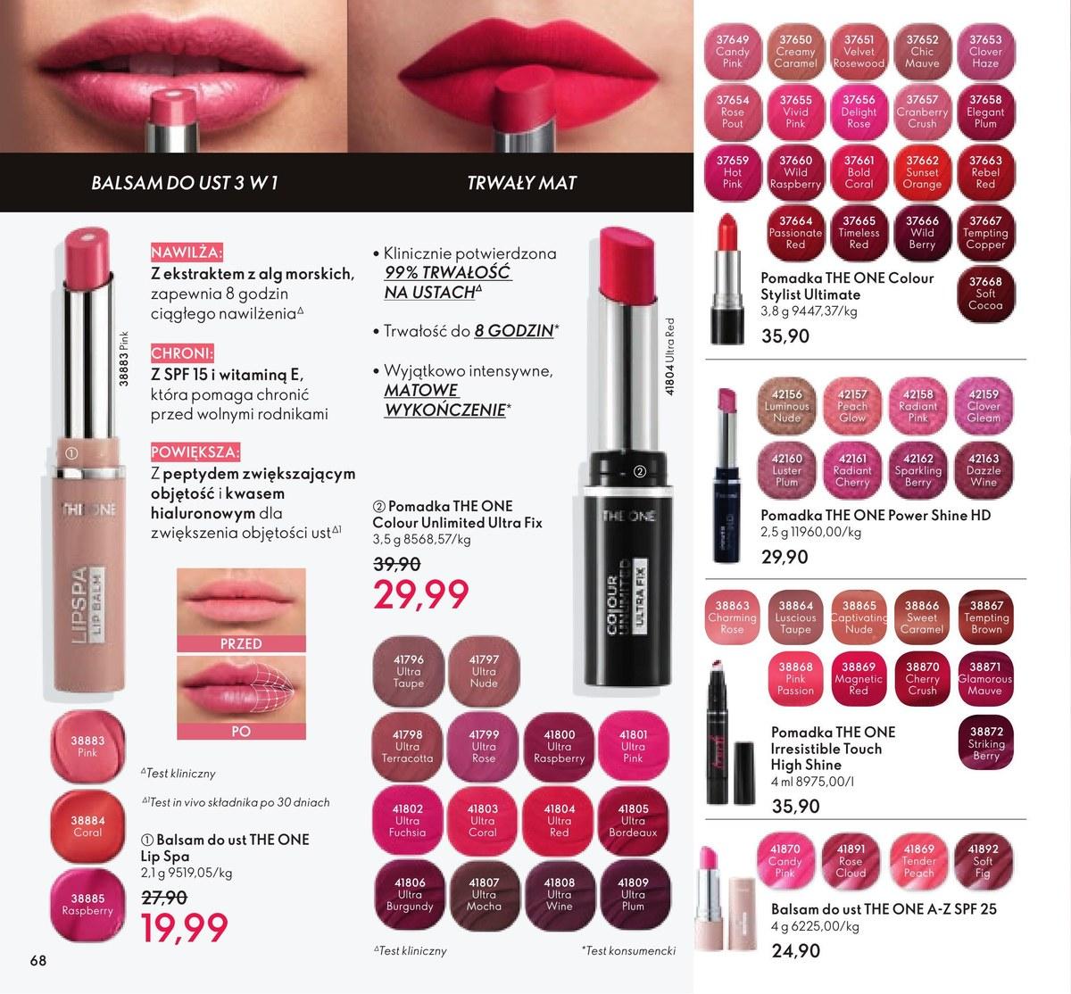 Gazetka promocyjna Oriflame str. 68