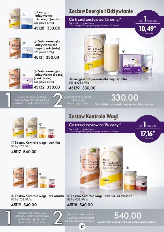 Gazetka promocyjna Oriflame str. 87