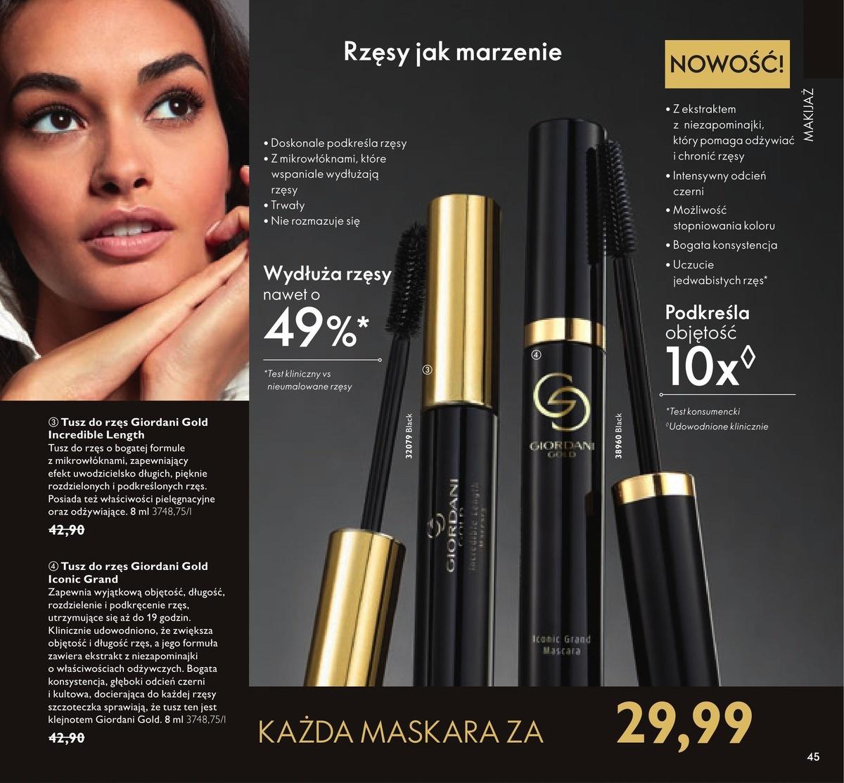 Gazetka promocyjna Oriflame str. 45