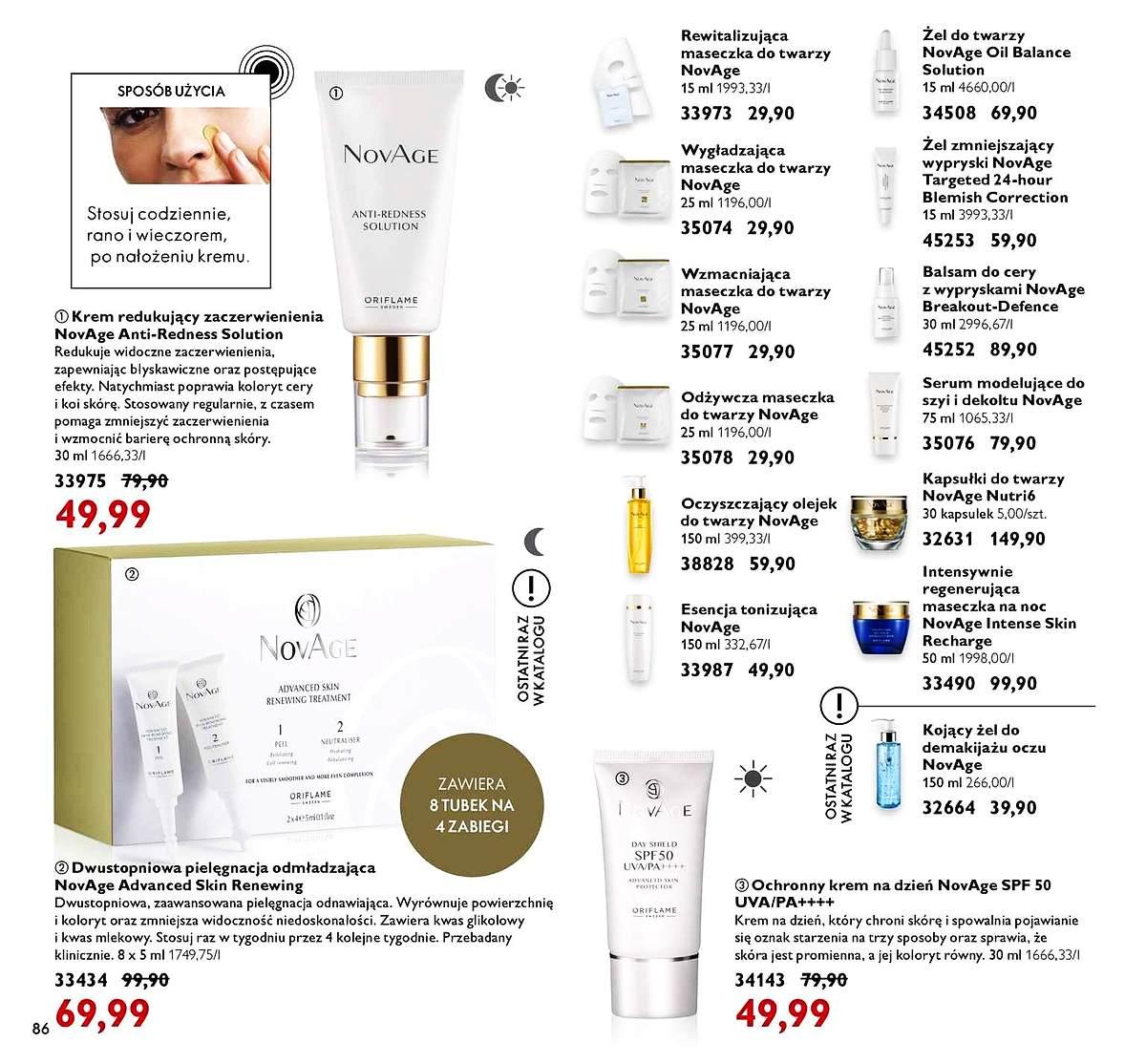 Gazetka promocyjna Oriflame str. 86