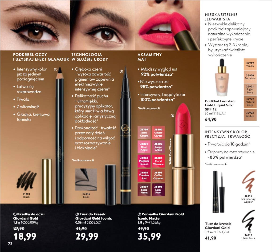 Gazetka promocyjna Oriflame str. 72