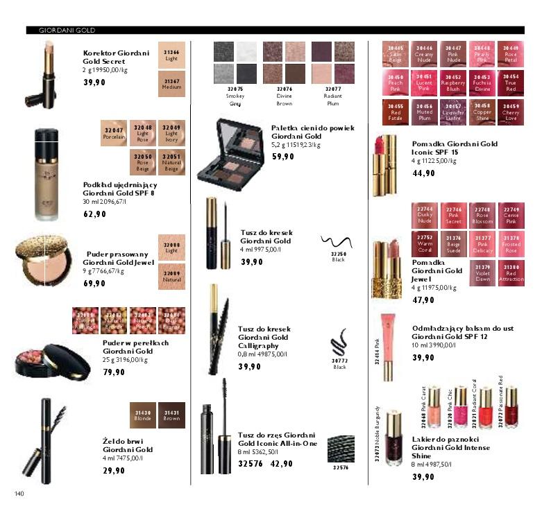 Gazetka promocyjna Oriflame str. 140