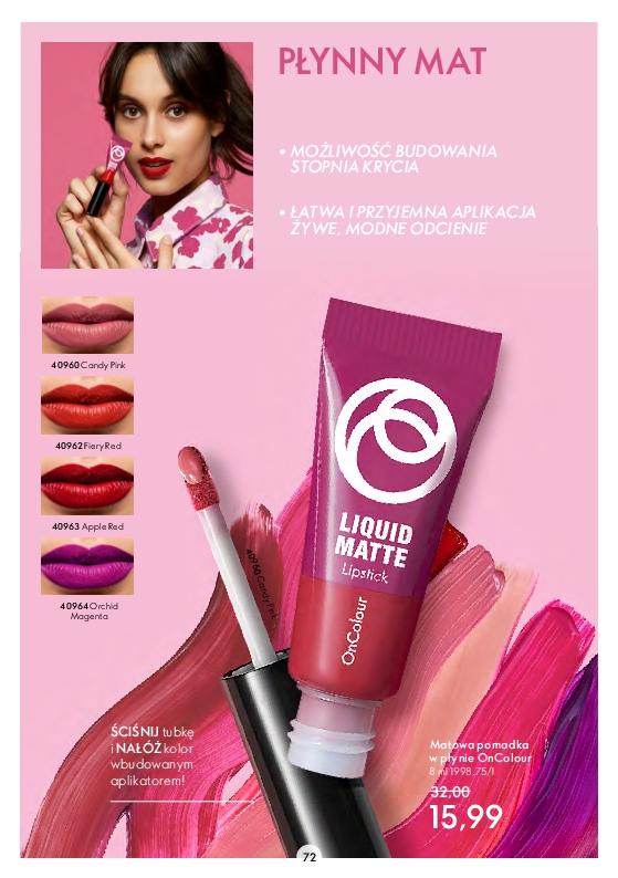 Gazetka promocyjna Oriflame str. 72