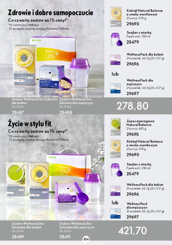 Gazetka promocyjna Oriflame str. 104