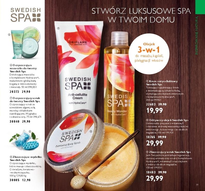 Gazetka promocyjna Oriflame str. 77