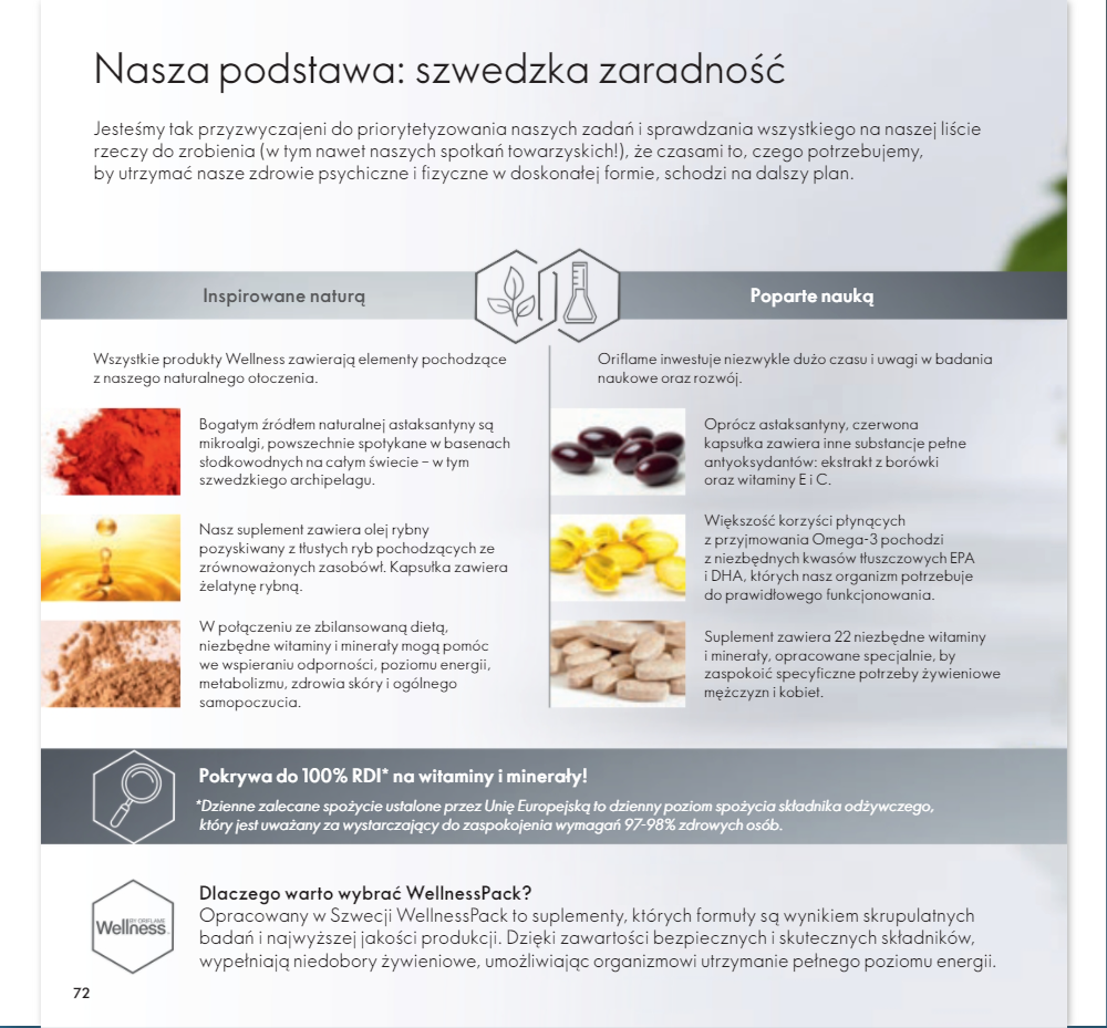 Gazetka promocyjna Oriflame str. 72