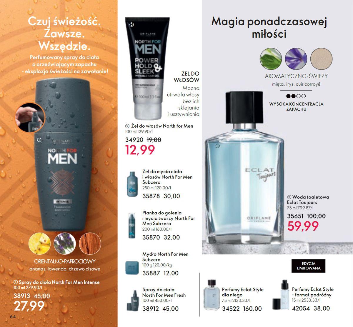 Gazetka promocyjna Oriflame str. 64