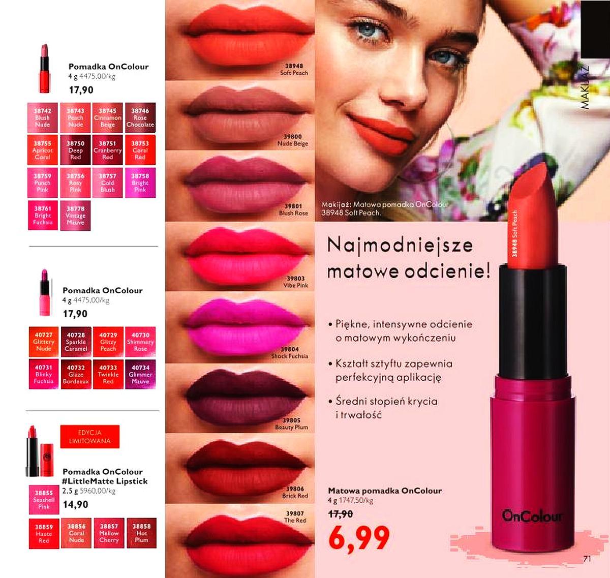 Gazetka promocyjna Oriflame str. 71