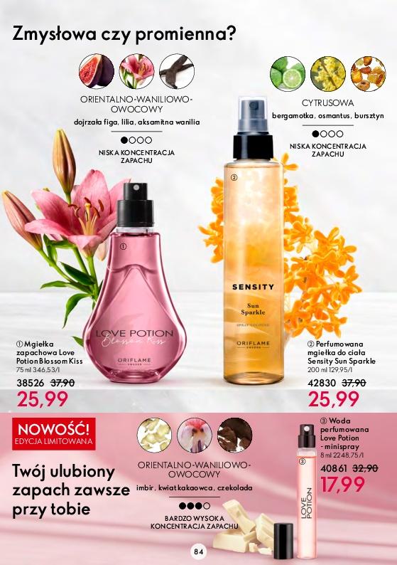 Gazetka promocyjna Oriflame str. 84