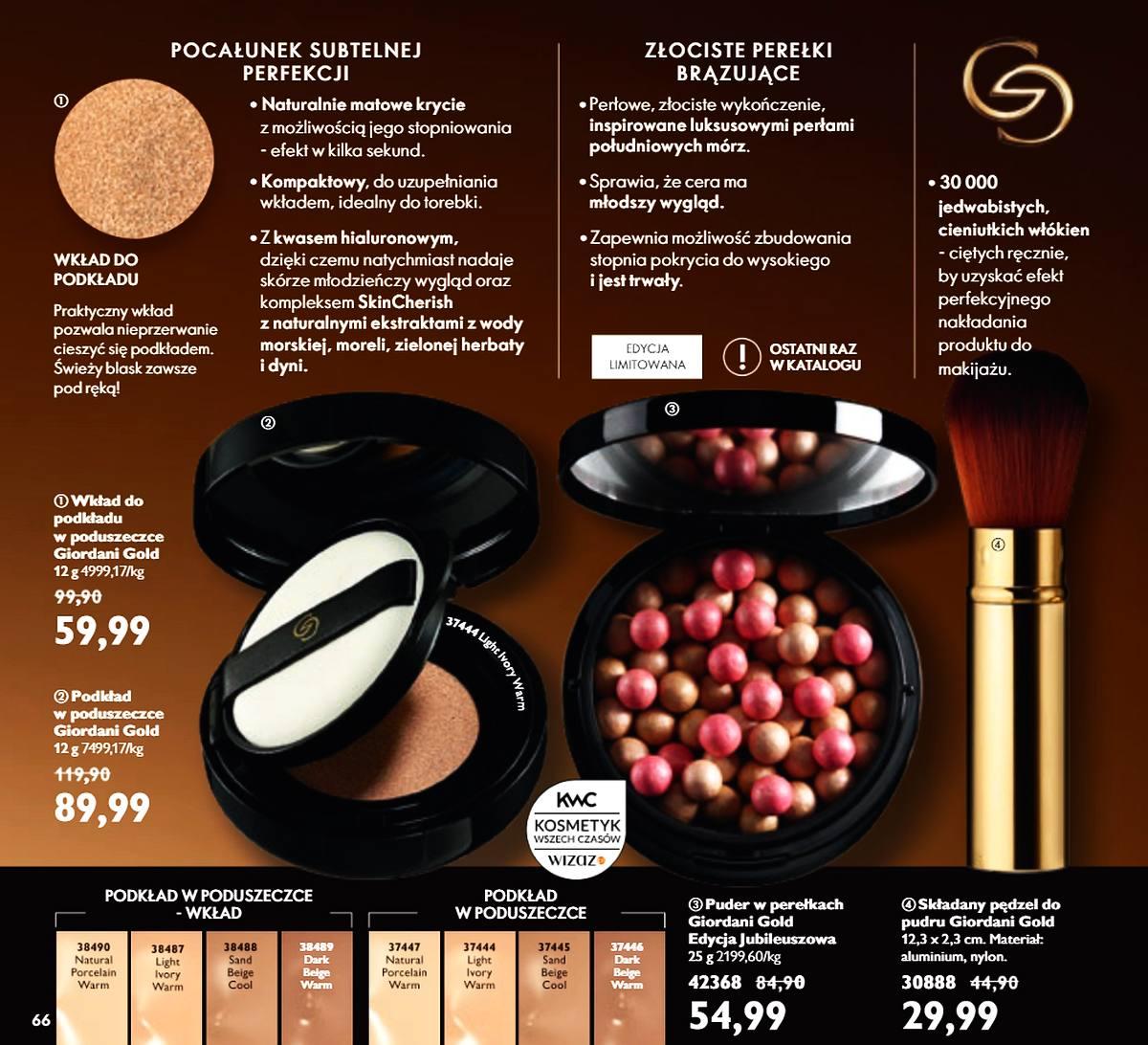 Gazetka promocyjna Oriflame str. 66