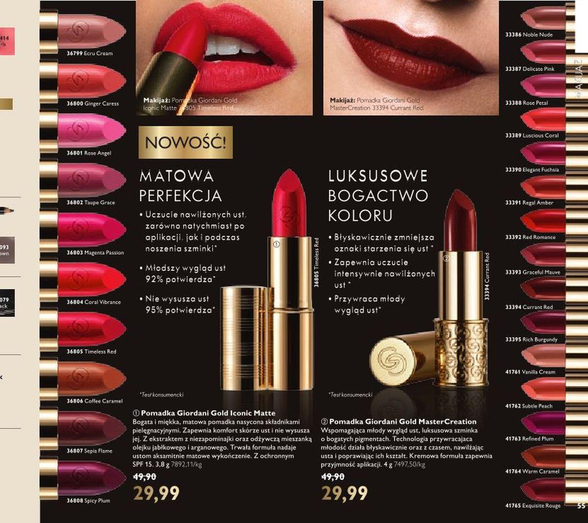 Gazetka promocyjna Oriflame str. 55