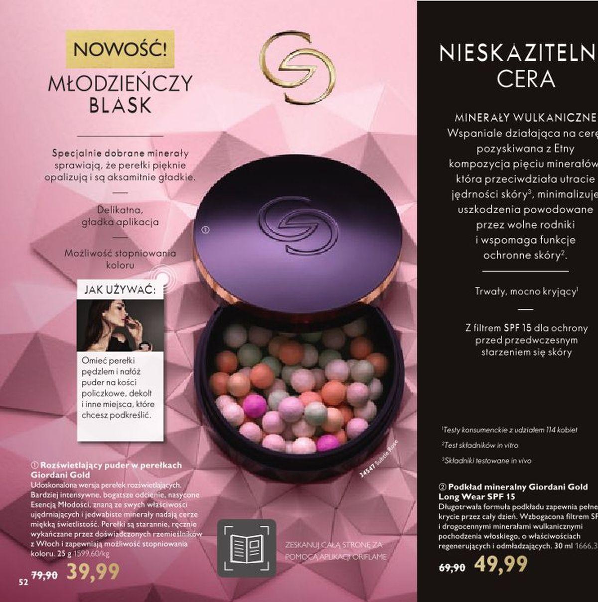 Gazetka promocyjna Oriflame str. 52