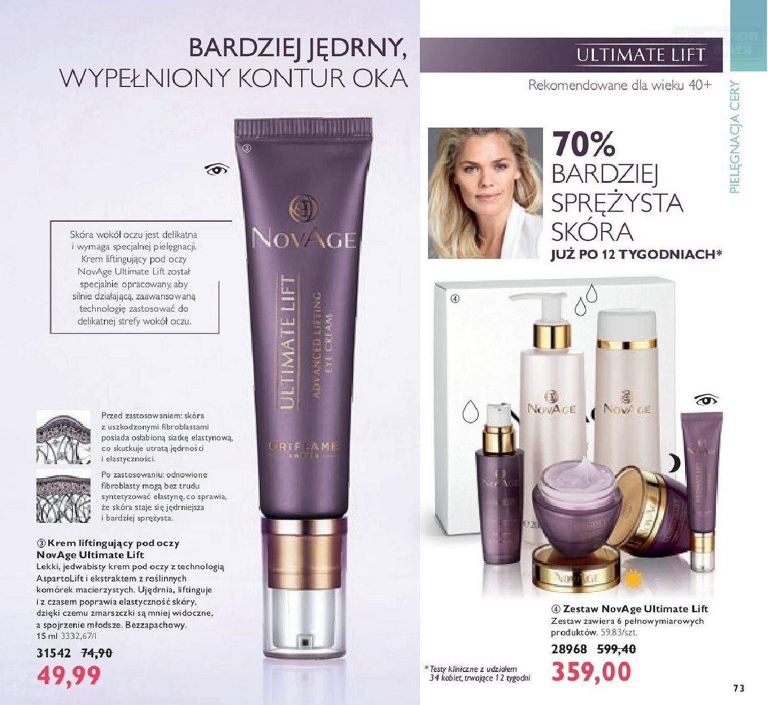 Gazetka promocyjna Oriflame str. 73