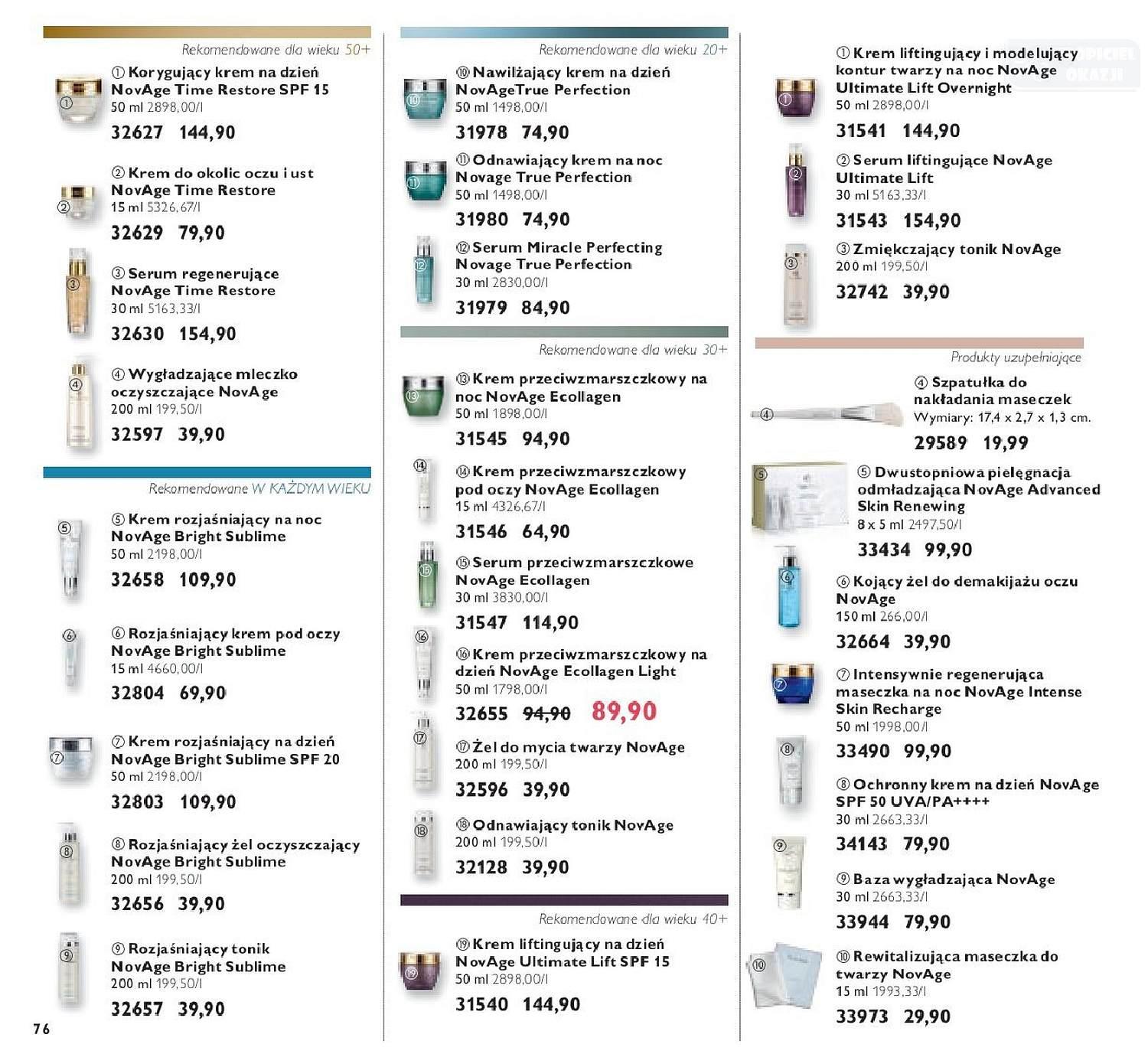 Gazetka promocyjna Oriflame str. 76